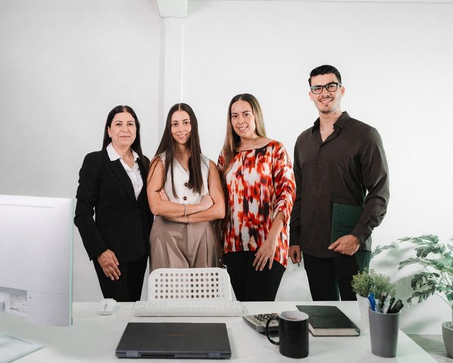 El equipo de Espacio Contable en su oficina de Los Altos de Jalisco